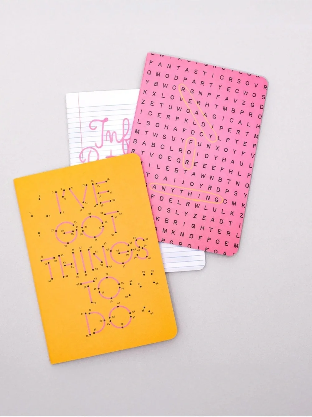 Ban.do Infinite Potential Pink & Yellow Journal Set